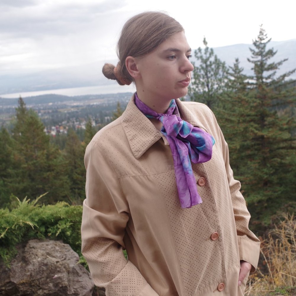 Vintage Suede Trench Coat